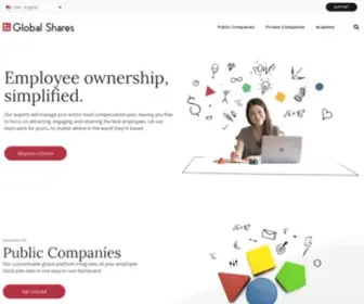 Globalshares.com(Employee Ownership) Screenshot