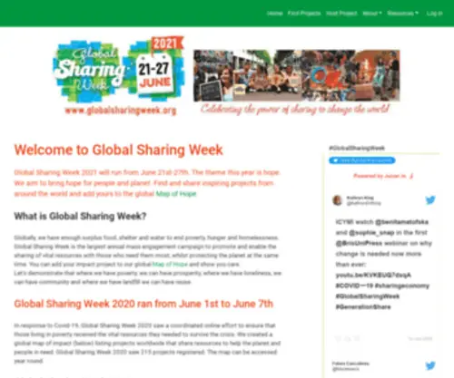 Globalsharingweek.org(Globalsharingweek) Screenshot
