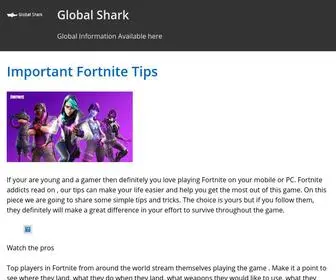 Globalshark.info(Global Shark) Screenshot