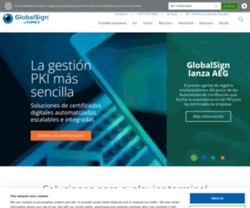 Globalsign.es(Retos de Ciberseguridad Para las Empresas) Screenshot