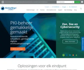 Globalsign.nl(Oplossingen voor elk eindpunt) Screenshot
