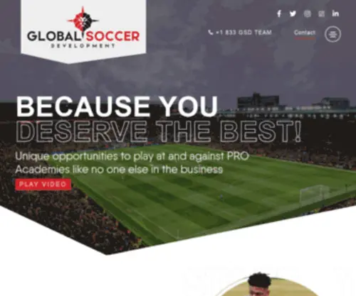 Globalsoccerdevelopment.com(Global Soccer Development) Screenshot