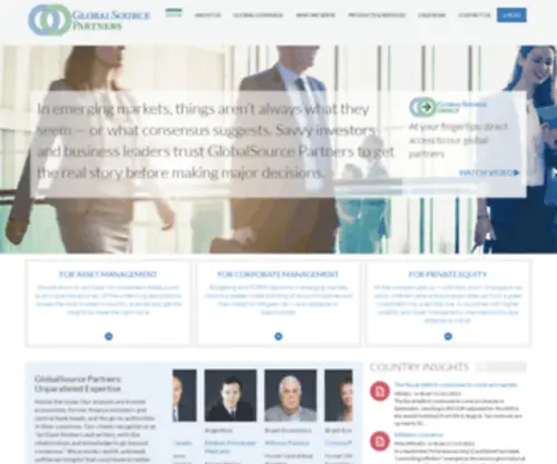 Globalsourcepartners.com(GlobalSource Partners) Screenshot