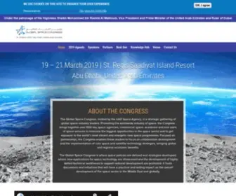 Globalspacecongress.com(The record) Screenshot