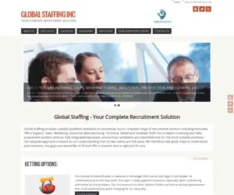 Globalstaffingusa.com(Global Staffing Inc) Screenshot