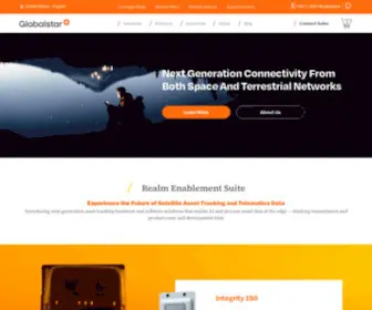 Globalstar.com(Satellite Solutions & Services) Screenshot