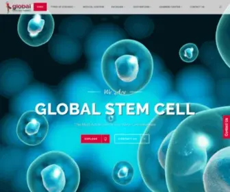 Globalstemcelltherapy.com(Global Stemcell Therapy) Screenshot