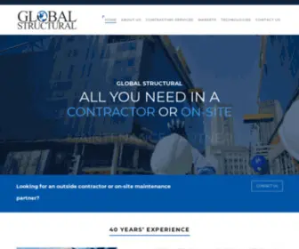 Globalstructural.com(Premier Commercial Construction) Screenshot