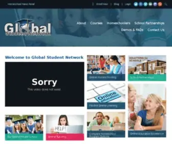 Globalstudentnetwork.com(Homeschooling) Screenshot
