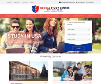 Globalstudycentre.org(Study Free Scholarship Bachelors Masters Europe) Screenshot