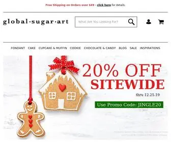 Globalsugarart.com(Global Sugar Art) Screenshot