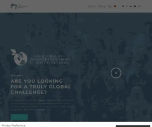 Globalsummerschool.com(Social Entrepreneurship Akademie) Screenshot