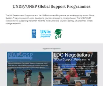 Globalsupportprogramme.org(NAP-GSP Home) Screenshot
