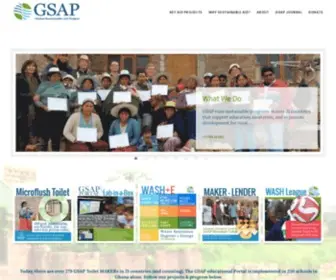 Globalsustainableaid.org(Sustinable Aid Programs in Education and Sanitation for Rural Communities) Screenshot