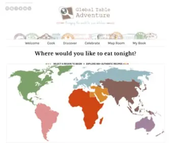 Globaltableadventure.com(Global Table Adventure) Screenshot