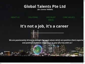 Globaltalents-Asia.com(Globaltalents Asia) Screenshot