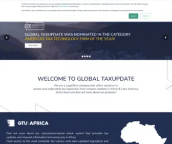 Globaltaxupdate.com(Global TaxUpdate) Screenshot