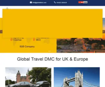 Globaltdmc.com(Global Travel DMC) Screenshot