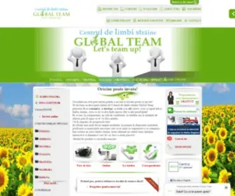 Globalteam.ro(Centru de limbi straine Global Team va ofera cursuri de limbi straine) Screenshot