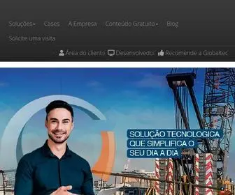Globaltec.com.br(ERP para construção civil) Screenshot