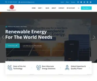 Globaltechnologi.com(A Complete Security & Power Solution) Screenshot