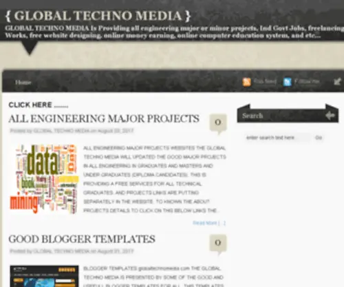 Globaltechnomedia.com(Globaltechnomedia) Screenshot