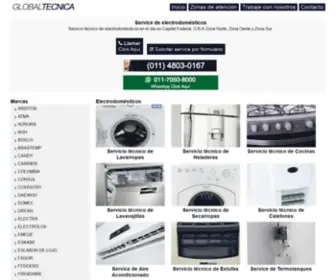 Globaltecnica.com.ar(GLOBAL TECNICA) Screenshot