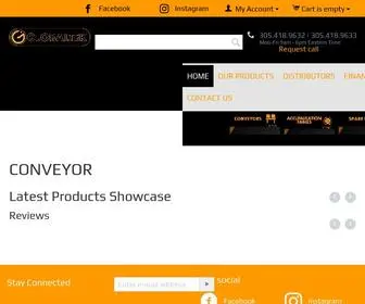 Globaltekconveyors.com(Packaging Equipment Manufacturer USA) Screenshot