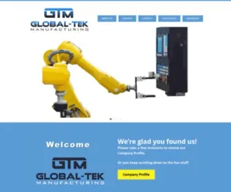 Globaltekllc.com(Global-Tek, LLC) Screenshot