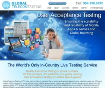 Globaltelecomtesting.com(Global Telecom Testing) Screenshot