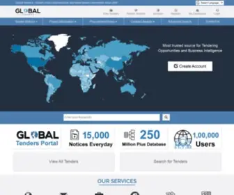 Globaltenders.email(Global Tenders) Screenshot