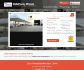 Globaltensilestructure.co.in(Global Tensile Structure) Screenshot
