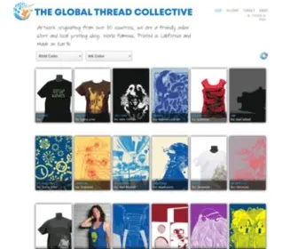 Globalthreadcollective.com(The Global Thread Collective) Screenshot