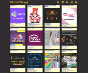 Globalticket.com.mx(Global Ticket) Screenshot