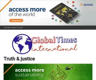 Globaltimesinternational.com.ng(Truth & justice) Screenshot