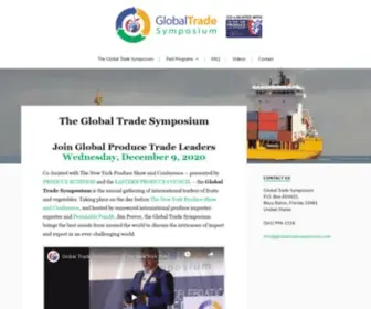 Globaltradesymposium.com(Produce Import & Export) Screenshot