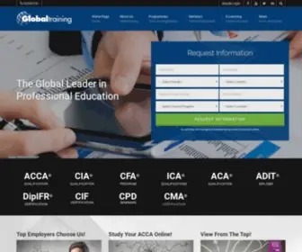 Globaltraining.org(The Global Leader in Professional Education) Screenshot
