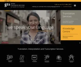 Globaltranslationservices.co.uk(Global Translation Services) Screenshot