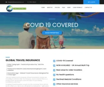 Globaltravelinsurance.co.uk(Global Travel Insurance) Screenshot