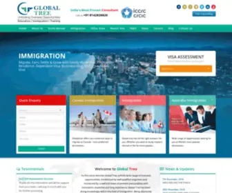 Globaltree.co.in(Immigration Consultants India) Screenshot