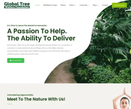 Globaltreewelfarefoundation.com(Global Tree Welfare Foundation) Screenshot