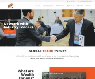 Globaltrendevents.com(Qualified leads) Screenshot