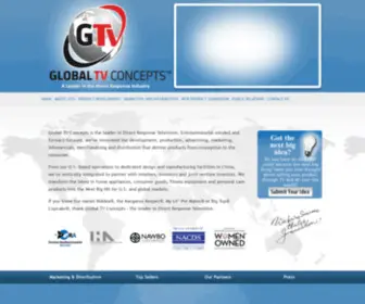 GlobaltvConcepts.com(Global TV Concepts) Screenshot