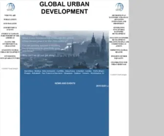 Globalurban.org(Global Urban Development) Screenshot