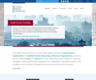 Globalurbancommons.org(Global Urban Commons) Screenshot