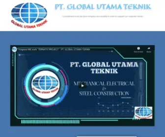 Globalutamateknik.com(MECHANICAL ELECTRICAL &amp; STEEL CONSTRUCTION) Screenshot