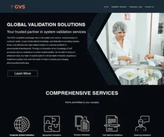 Globalvalidationsolutions.com(Equipment Validation) Screenshot