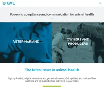 Globalvetlink.com(GVL assists in animal safety through simplifying compliance with animal movement requirements and Animal Disease Traceability) Screenshot