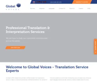 Globalvoices.com(Translation and Interpretation Services) Screenshot