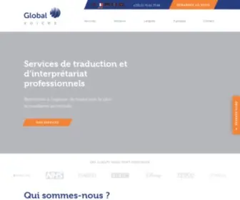 Globalvoices.fr(Agence de Traduction Professionnelle & Interprétariat) Screenshot